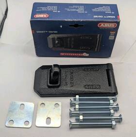 Abus 130/180 High Security Hasp Malleable Cast Iron Heavy Duty Made In Germany