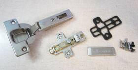 4180-0292-xe Accuride Nos Overlay 40mm Hinge With Cap Riser 1432 Salice/faa