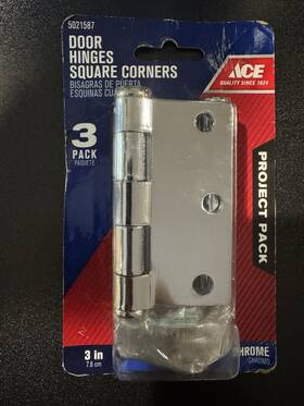 5021587 Ace Door Hinges Square Corners