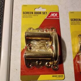 5288055 Ace Screen Door Set Bright Brass #5288055