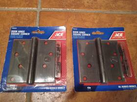 5368352 Ace 2 New 4 Inch Oil Rubbed Bronze Door Hinges Square Corner Free Us Ship