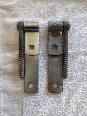 N130-005 Ace 6 Inch Screw Hook And Strap Hinges Steel Zinc Plated 2 Pack Hardware 5296066