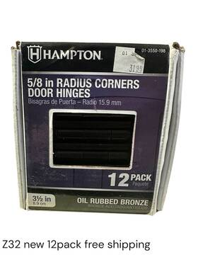 01-3550-198 Ace Trading - Bh12 Hampton Oil Rubbed Bronze 6-holes Residential Door Hinge 3-1/2 L Inch