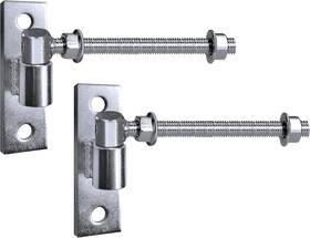 Adamoss 445048037008 Gate Hinges Heavy Duty Wood Fence J Bolt Hinge For F