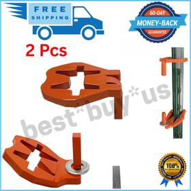 Adamoss 744110643749 T-post Gate Hinge Pins Hang A From Metal T Post Easy To Install