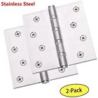 Adhs802 4 Hinges Brushed Nickel 727670742985