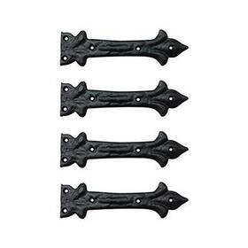 Adonai Hardware 666628803944 Adonijah Antique Cast Iron Strap False Or Faux Dummy Hinge Front 6.5 Inch X 4