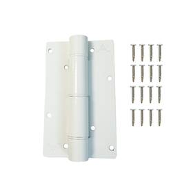 Ad4001w Advantage Industries Extruded Self-closing Gate Hinge Powder-coated Steel Pushdown Adjus