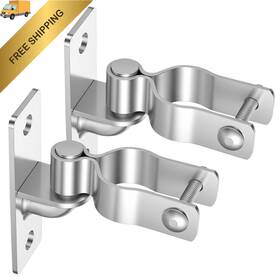 Qgxdyt5q Afcabakila 745590 1 2 Pack 1-3/8 Inch Wall Mount Gate Hinge Heavy 3/8ftft Silver