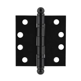 600016-bt-4-hinge-hd-sq Ageless Iron 600016 Rustic 4 Inch Heavy Duty Ball - Grey