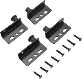 Hinge-drpivot-2p-bk Aifeier Et 2 Sets Pivot Hinges Black Heavy Duty Concealed Shaft Door With Bushing Fo