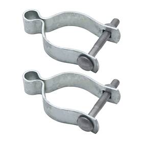 Aiwaiufu 610452190886 2 Pcs Chain Link Fence Gate Post Hinge For Outside Diameter Post/pipe Presse