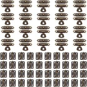 Ajew-gf0005-98-fba 313033427431 Gorgecraft 40 Sets Antique Mini Hinges With 20 Set Retro Hasps Latch And 240pcs