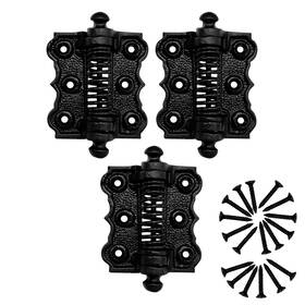 Akv-hng-002-ir-nob Akatva Self Closing Gate Hinges - Closer Heavy Duty Hinges- Metal Gates Auto Natural