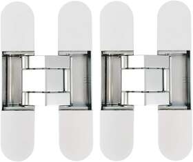 Alamic 689852331625 Invisible Hinges Concealed Door Hinge Heavy Duty Hidden Up To 132lb