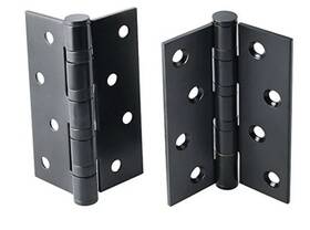 Hy4x4x3b-2p Alise 2-pack Thick Bearing Hinge Square Stainless Matt Black