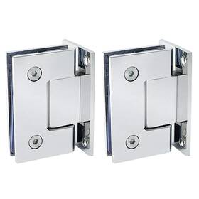 Bl5500c-2p Alise 90 Degree Glass Shower Door Hinges - Heavy Duty Stainless Steel Polished Chrome