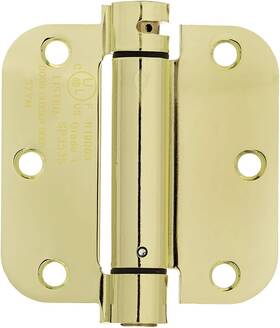 Amazon Basics 445056287259 Self-closing Door Hinge 3.5 Inch X 1 Piece Polished Br