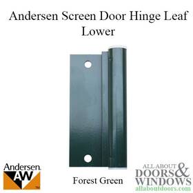 1269105 Andersen Hinge For Screen Door Lower Forest Green Leaf Doors
