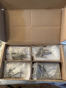 2578922 Andersen 2594922 Patio Door Hinge - Satin Nickel- Right- Rh 4-pak