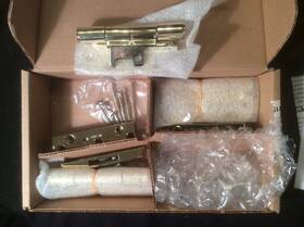 Andersen 716289583133 Door Set Of 3 Bright Brass Lh Hinges