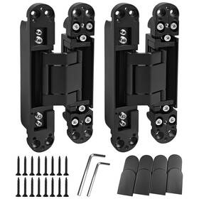 Hwm002 Anmiliy 6 Inch Invisible Hinge For Door-180 Swing Hidden Door 3-way Adjustable Co