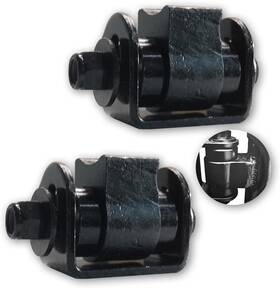 Gh004-230722 Annrybor 2pack Heavy Duty Sealed Bearing Gate Hinge Adjustable Yoke Pivot Black