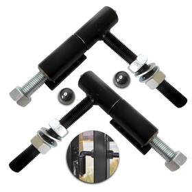 Gh005 Annrybor 2pack Self Closing Steel Weld On Barrel Hinges Long Bolt Powder Coated