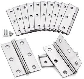 Hy3179 Anstore Door Hinges 10pcs Cabinet 1.73ftft Small For Wood Stainless St
