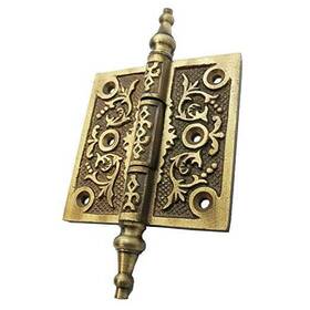 Hg-102 Antique Hardware Depot 6 Inch - Ornate Iron Victorian Hinges Hinge Style 4