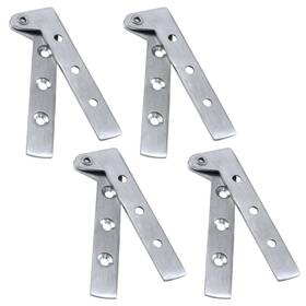 Antrader 374055813682 360 Degree Rotatable Pivot Hinge For Window Or Door Pack Of 4
