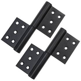 Wq24062 Antrader 5 Inch Lift Off Hinge Flag Hinges Black Offset Door Stainless Steel Do