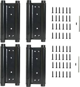 Anvflik 313027928937 8 Inch Black Double Action Spring Hinges Self Closing Door For Cafe Saloo