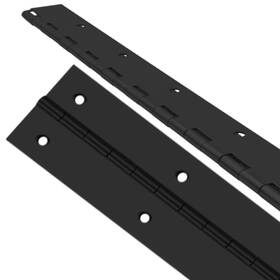 Aodestiny 747301960700 2 Piece X 18 Stainless Steel Piano Hinge Black 0.060 / 1/16 Thick