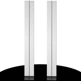 Aodestiny 753848181041 Heavy Duty Piano Hinge 18inch X 21/2inch 2pcs 0.06 Inch Thickness Stai