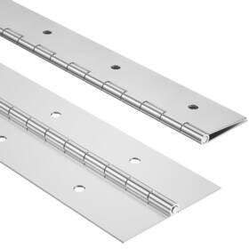 Aodestiny 753848181065 2pcs Wide Piano Hinge 20 Inch X 2-1/2 0.06 Thickness Stainless Steel Continuou