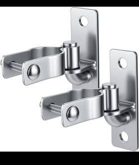 5380jlxp8976 Aozuo 4 Pcs 1-3/8 Inch Wall Mount Gate Hinge Heavy Duty Pipe Metal Post Ch