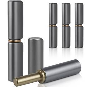 241703-us Asofelk Weldable Hinges 4pcs Weld On Heavy Duty Carbon Steel Weldables Barrel