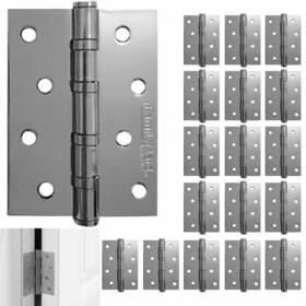16927a-18pc Atb 18 Door Hinge Heavy Duty Satin Nickel Interior Hardware Corner Silver 4 Inch 2.5mm