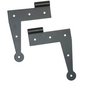 83214000 Atlantic Premium Shutters 194438854080 6 Inch L-hinge Offset Per Pair Shutter Hardware Off