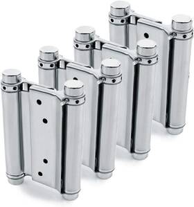 Auto-plaza 445001995932 2 Pairs 4pcs Of 3 Inch Stainless Steel Cafe Saloon Door Swing Self Closing Double
