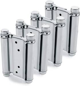 Auto-plaza 445032025004 2 Pairs 4pcs Of 3 Inch Stainless Steel Cafe Saloon Door Swing Self Closing Double