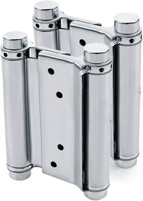 Auto Plaza 744759885272 Pair Of 3 Inch Stainless Steel Cafe Saloon Door Swing Self Closing Double Action