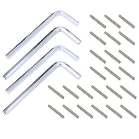 Auto-plaza 774049161298 Spring Hinge Tension Pin Metal Dowel Pegs Shelf Support Replacement Kit For S