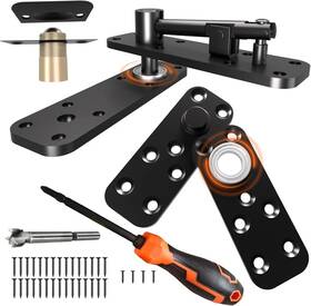 Awvob 766679300987 Hidden Door Hinge With Dual Bearing Design - Rotating Silent Murphy K