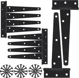Ayaygd 744110361636 10x Bisagra De Correa En T 6 Pulgadas Para Puerta Cobertizo Granero