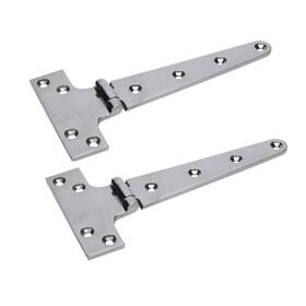 0431 Ayunwei Boat T Hinge 316 Stainless Steel Hatch 200 98 4.5mm Silver