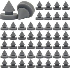 Aywfey 744759158475 50 Pcs Rubber Door Silencer 1/2 Inch Diameter Anti Collision For