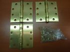 B1279pc4hn Parker Ball Bearing Hinges Pairs Dull Brass