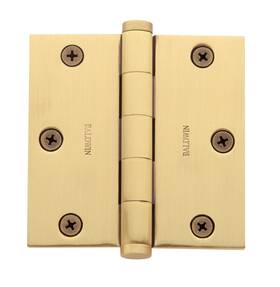 1035.060.i Baldwin 1035060i Square Mortise Hinge Antique Brass With Brown